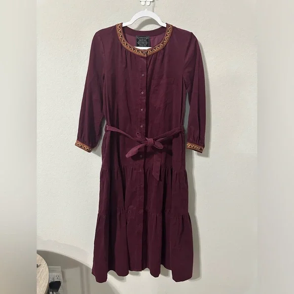 Johnny Was kappa midi dress cotton  NWT Size‎ XS - Picture 2 of 9